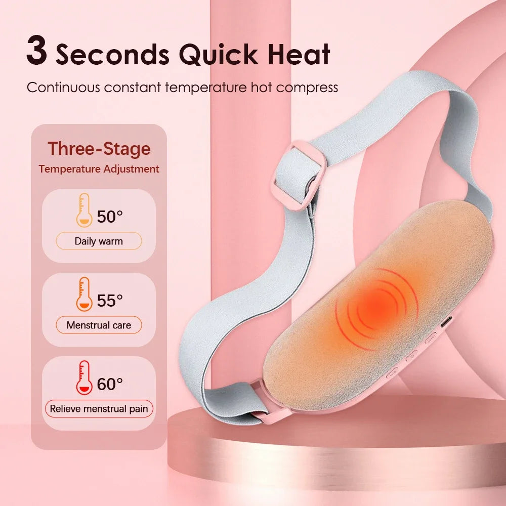 Period Cramp Relief Heating Belt | 3 Heat Modes & Fast Heating