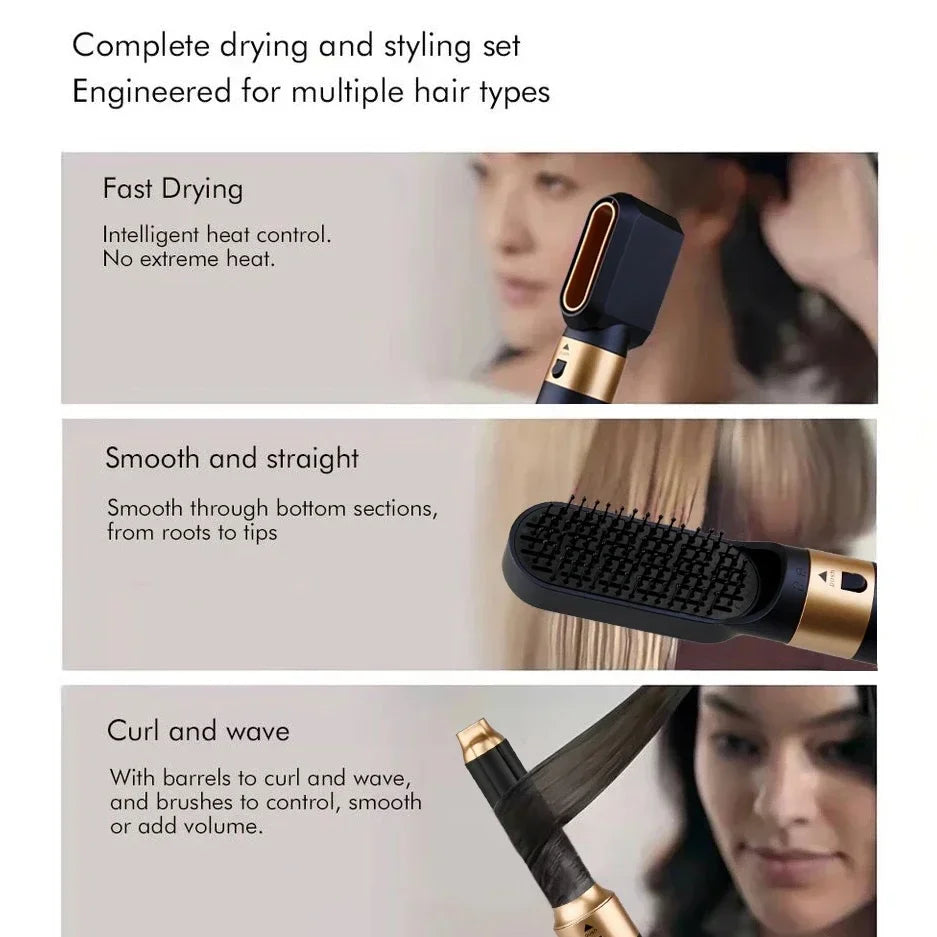2026 New All in one 5 in 1 Hair Dryer Styler curling