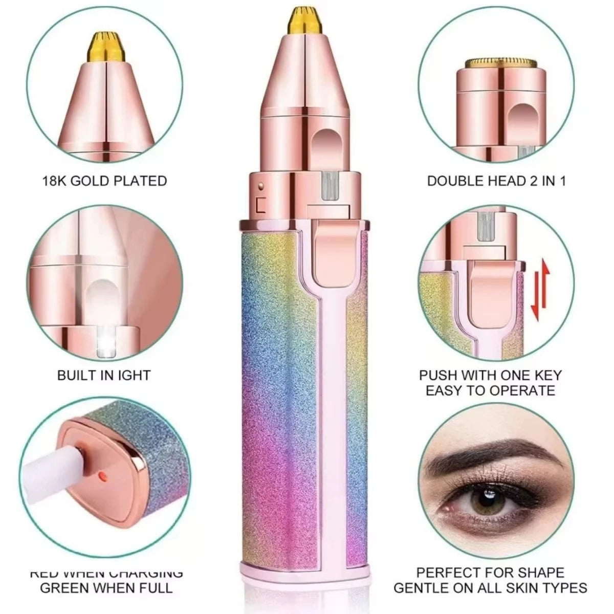 Painless Facial Hair Remover For Women | USB Rechargeable