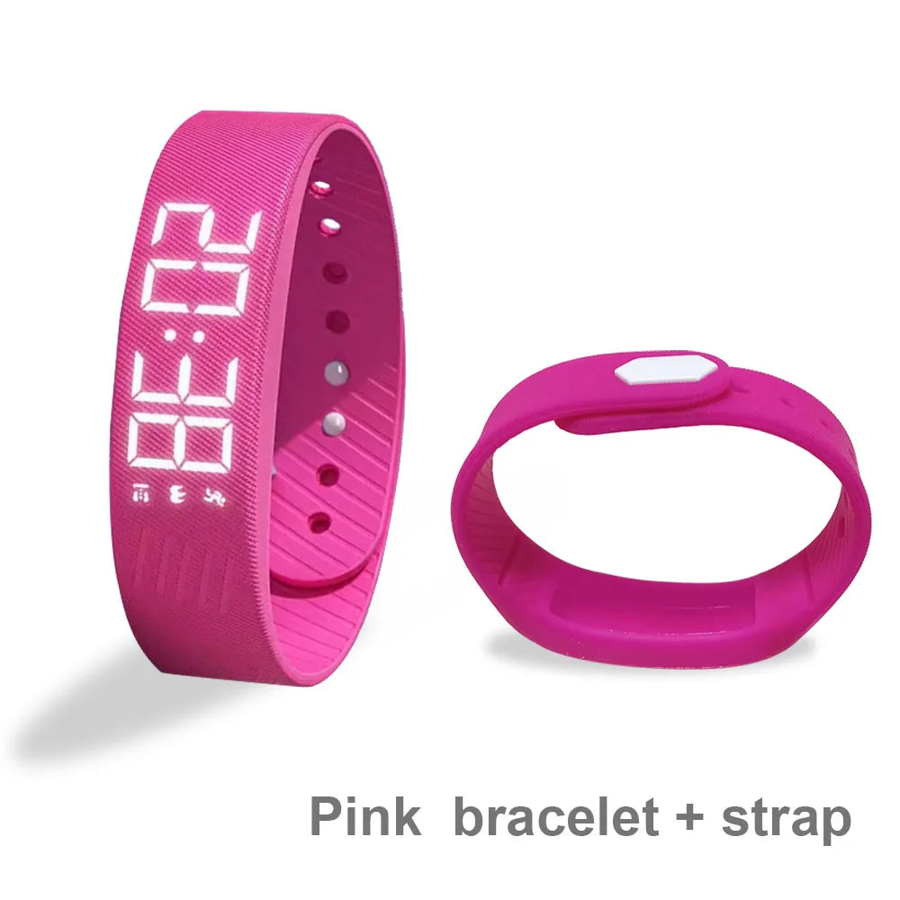 Smart Bracelet LED Digital Waterproof Smart Clock Smartband Alarm Reminder