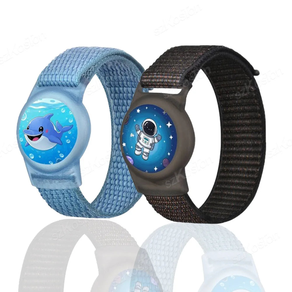 For AirTag Kids Wristband Protective Case for Air Tag GPS  tracker