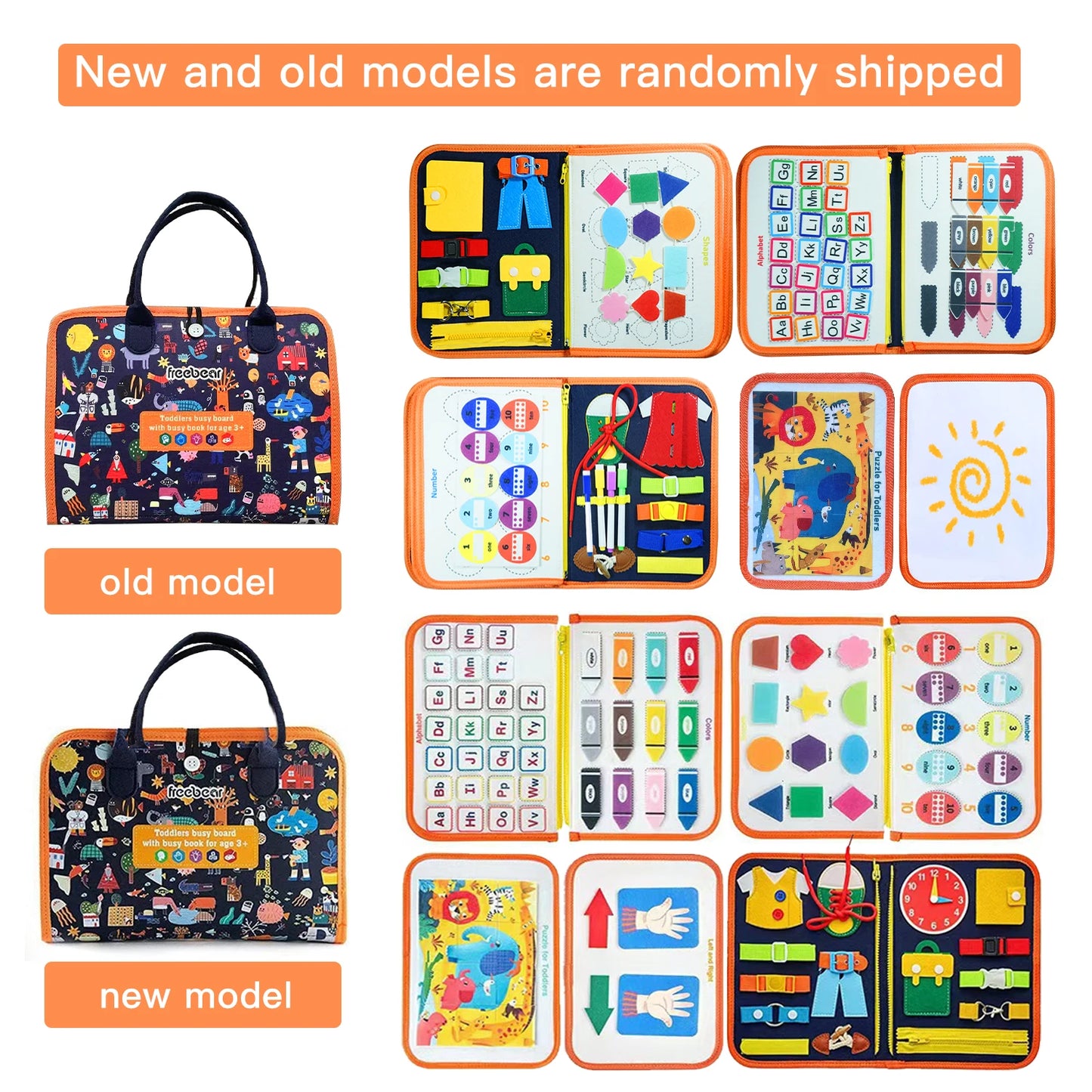 Montessori Busy Board for Ages 3-6 - Sensory Educational
