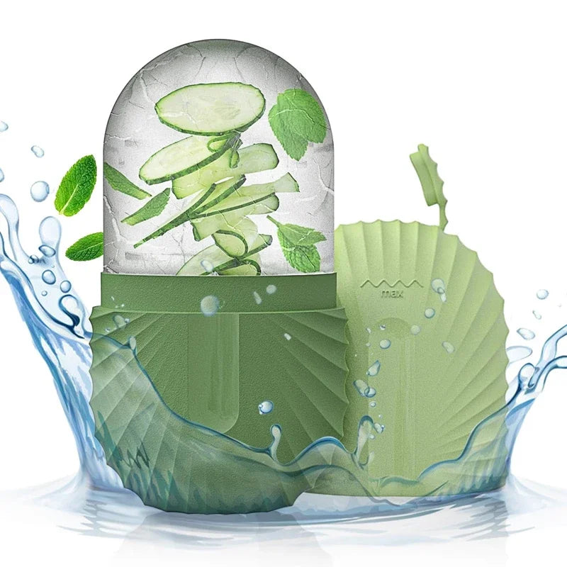 Ice Face Roller Ice Cube Beauty Massage Silicone Ice Mold For Eye