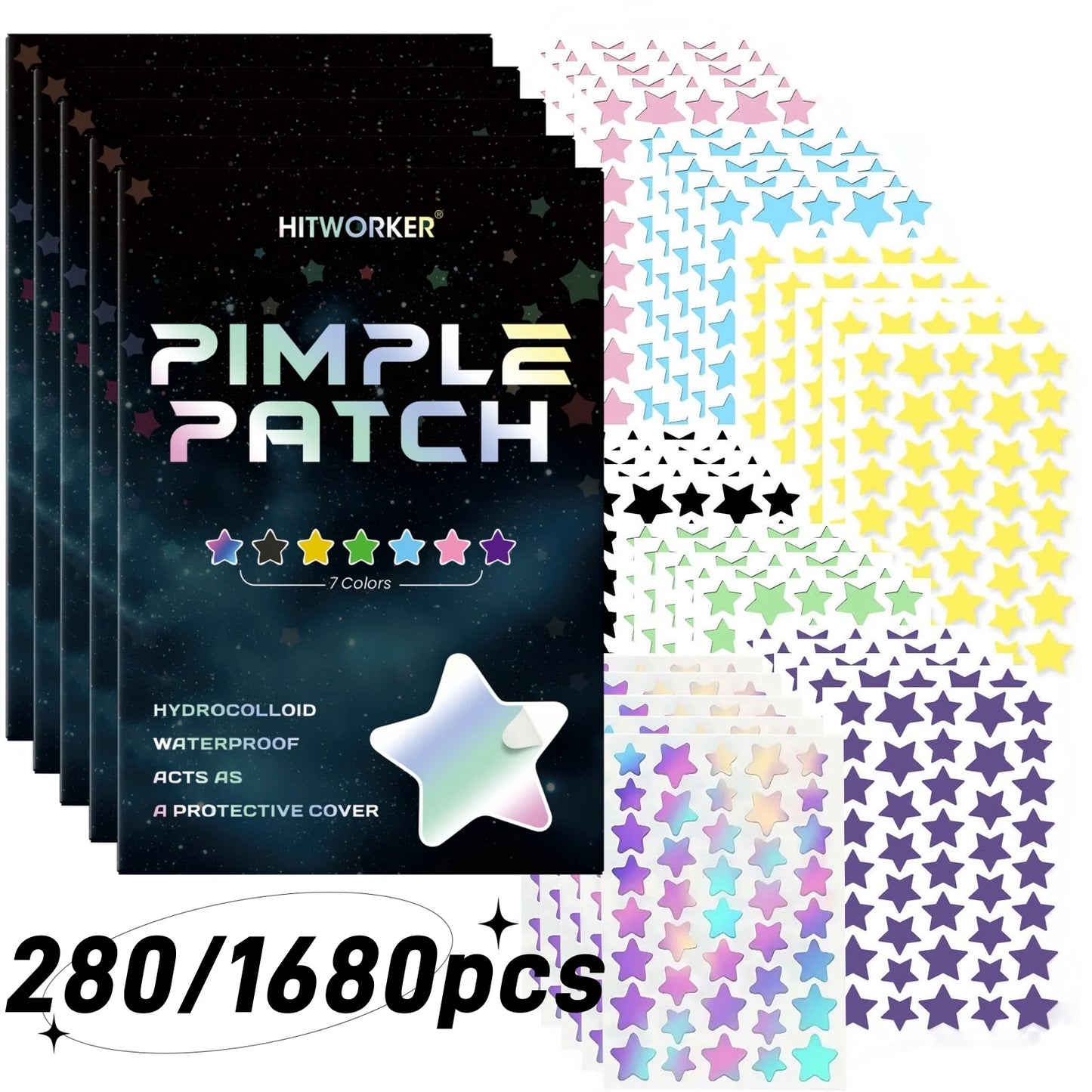 1680 Pimple Patch - Gentle and Non-Irritating, Covers Acne and Blemishes -