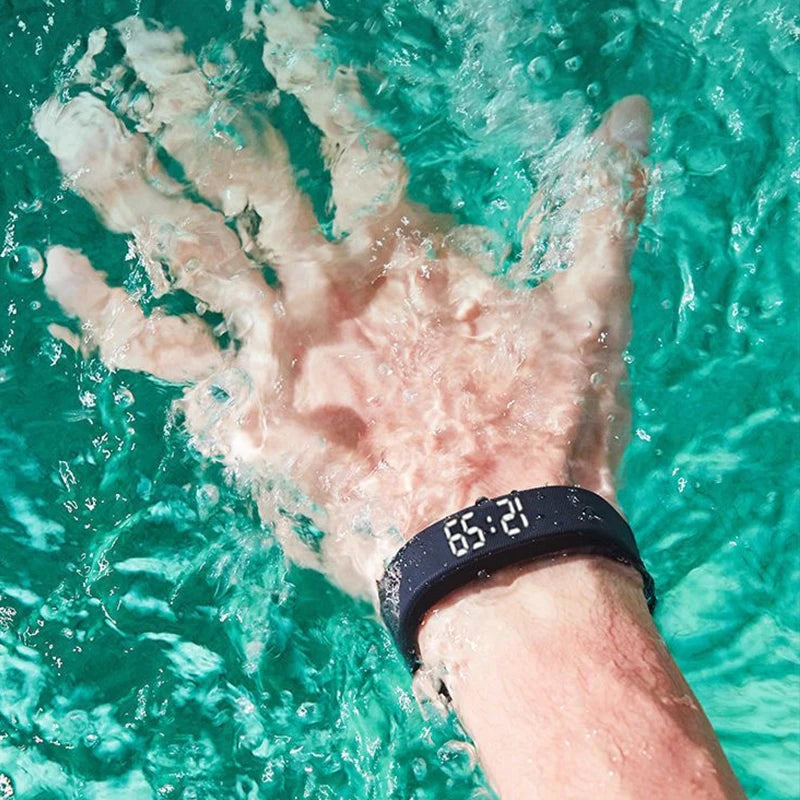 Smart Bracelet LED Digital Waterproof Smart Clock Smartband Alarm Reminder