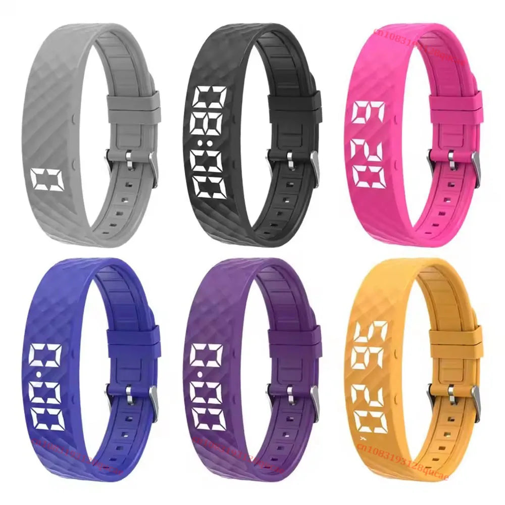 Vibrating Alarm Clock Watch Heavy Sleepers Silent Wake-Up Smart Bracelet
