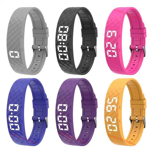 Vibrating Alarm Clock Watch Heavy Sleepers Silent Wake-Up Smart Bracelet