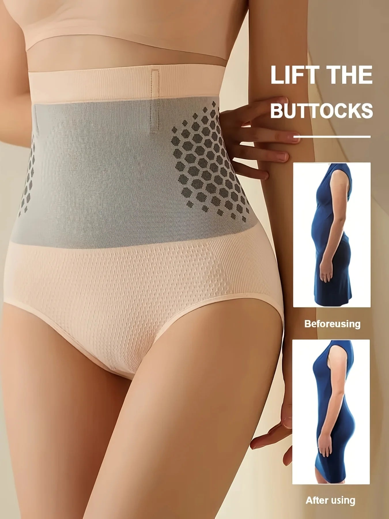 High Waist Tummy Control Shapewear Panties for Women