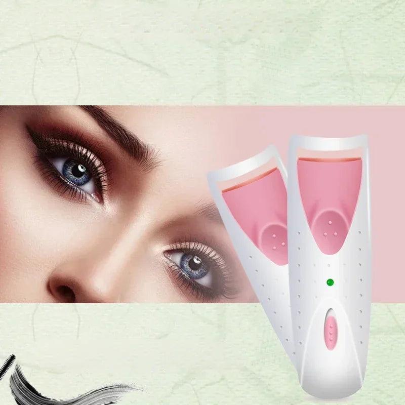 new women makeup electric heated eyelash
