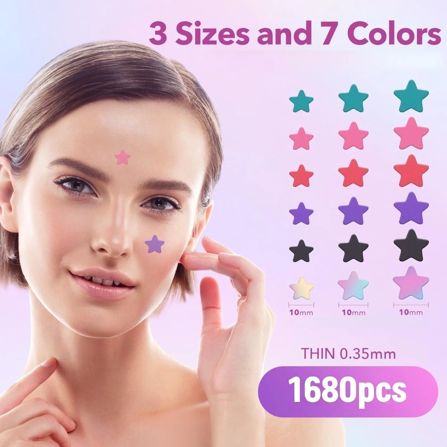 1680 Pimple Patch - Gentle and Non-Irritating, Covers Acne and Blemishes -