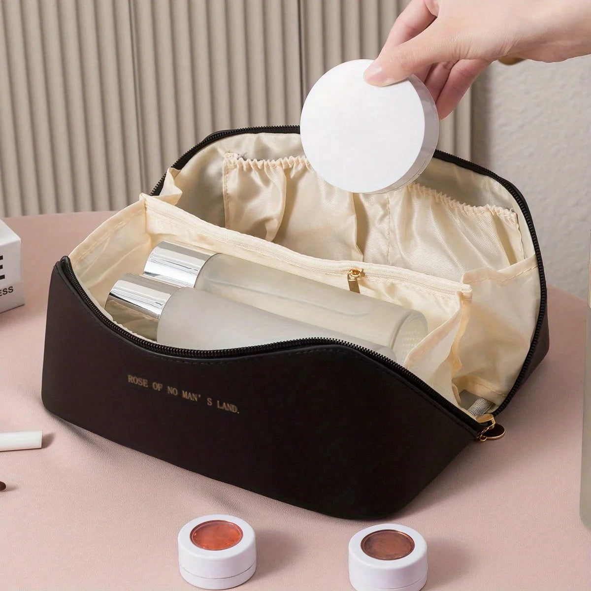 Luxury Lady Cosmetic Bag, Organizer Bag For Travel Zip