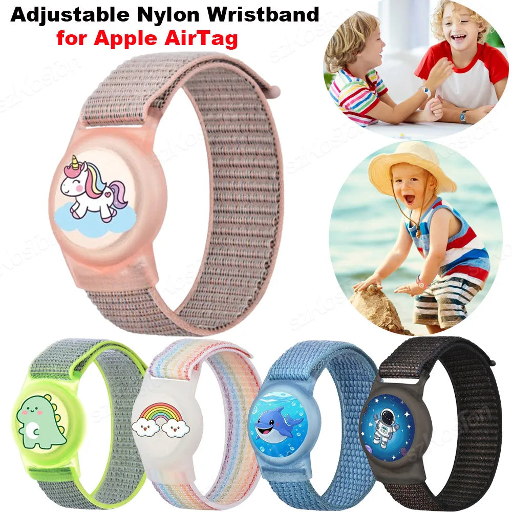 For AirTag Kids Wristband Protective Case for Air Tag GPS  tracker