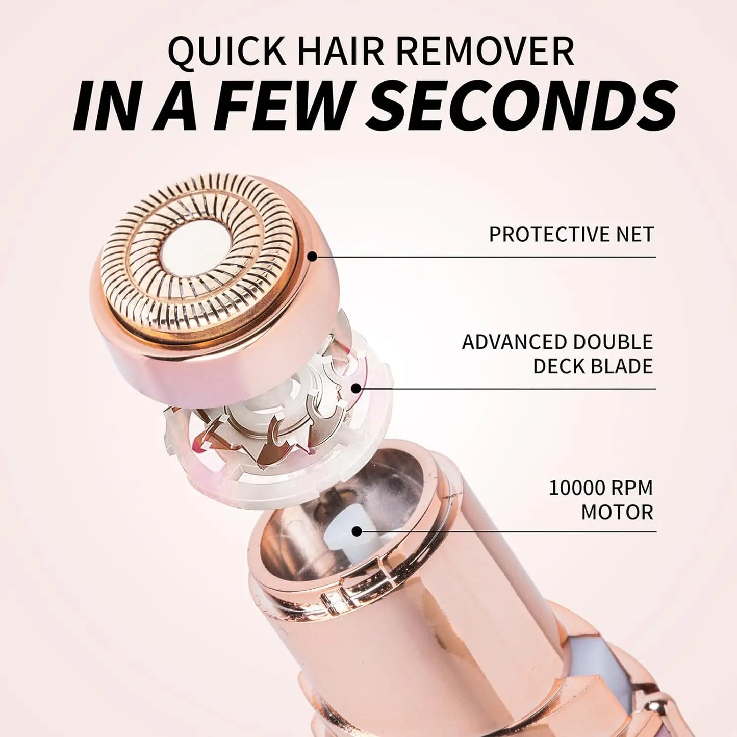 Painless Facial Hair Remover For Women | USB Rechargeable