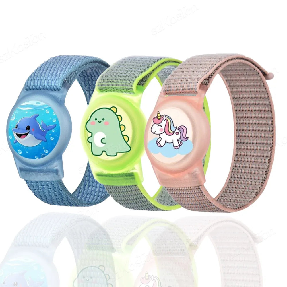 For AirTag Kids Wristband Protective Case for Air Tag GPS  tracker